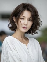 アルトリスト(Altruist Aging×HAIR&SPA)&nbsp;★ダークアッシュ大人ガーリーボブ着物似合わせカット/髪質改善