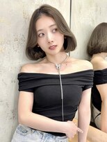 ロンドヴァリー 渋谷店(Lond vallee)&nbsp;オリーブグレー/ボブ/前髪/レイヤー/小顔/髪質改善/縮毛矯正渋谷