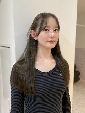 アオ(AO) ［設楽梨沙子］大人気オリーブカラーで触りたくなるhairを♪