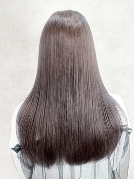 ルノン(LUNON) アプリコットオレンジくびれヘアハイライトカラー熊本