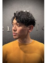 バーバークラシックス(BARBER CLASSICS)&nbsp;かきあげシャドウパーマ！