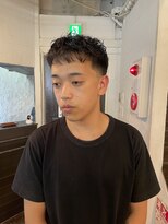 ビーバイエイトジェンツ(Bee by EIGHT GENTS)&nbsp;サーフカール/スパイキーショート/ブルーブラック/心斎橋