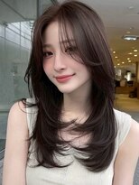 ノイズオオサカ 天王寺店(NOISM OSAKA)&nbsp;大人可愛い20代30代40代小顔ウルフレイヤーボブ丸みショートボブ