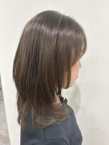 ルシエル バイ カトレアグループ(Le Ciel)&nbsp;ミディアムレイヤー/レイヤースタイル/ナチュラルウルフ/艶髪