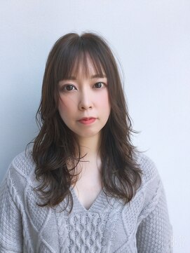 ロッカ(ROCCA) 黒髪フェイスレイヤーミディロング