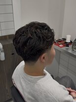 グルーマーズクレッジ 渋谷店(GROOMER/S CREDGE)&nbsp;men's/メンズ/刈り上げセンターパート/フェザーパーマ/渋谷