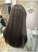 ナチュラルベージュハイライト