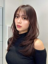 オニキス(ONYX)&nbsp;T64縮毛矯正シルキーレイヤー髪質改善ストレートワインレッド