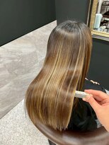 シグマルミエ 福島店(SIGMA LUMIER)&nbsp;艶の極みハイライト縮毛矯正