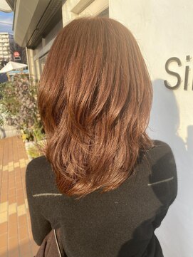 シンプル(Simple) オレンジブラウン