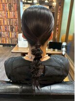 エイチエムヘアーホーム 池袋2号店(H M hair home)&nbsp;編みおろし/ヘアセット/ヘアアレンジ/結婚式ヘア/お呼ばれヘア