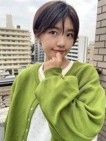 エン(en)&nbsp;ダークパープル/ナチュラルショート/ミルクブラウン/夏/松戸