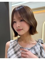 サンドナル 鹿児島天文館(sand NALU)&nbsp;ハッシュカット/グレージュ/デザインカラー[鹿児島天文館]