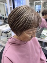 アッシュ 吉祥寺店(Ash)&nbsp;脱白髪染めファイバープレックスハイライト＋イルミナカラー