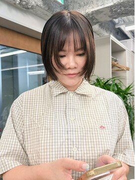コモン(common) ぱつっとボブ×顔まわりレイヤー