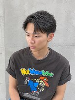 ブレスボーオム 明石(Breath beauu Homme Akashi)&nbsp;▼束感アップバング▼メンズ/パーマ/明石/西明石/大久保