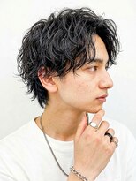 アース オーセンティック 関内店(EARTH Authentic) 王道メンズパーマ◎波打ちパーマ×センターパート爽やか