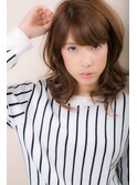 ふんわり可愛いモテミディスタイル