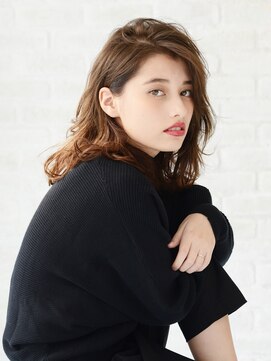 アース 四ツ谷店(HAIR&MAKE EARTH) 大人かきあげミディ【EARTH四谷】