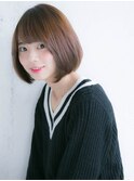 Lutia★切りっぱなしボブ ツヤストレートヘア
