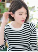 ★大人かわいい…黒髪小顔前下がりフレンチボブ20代30代40代★6