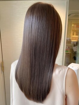 ヘアーリッチスタイルジェネシス(hair rich style Genesis)の写真/【酸熱融合型ストレート】ダメージによるうねりや毛羽立ちを抑える♪シルクのような質感と仕上がりを実現！