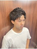 ショートウルフカット