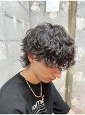 メンズカットパーマ波巻ツイストスパイラルパーマ札幌大通
