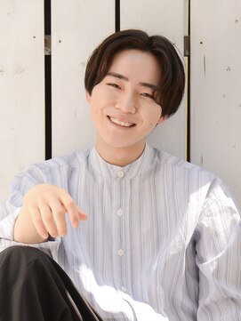 ロアー ヘアー リンク 葛西駅前店(RAWR hair link) 【RAWR】メンズ_ナチュラルセンターパート