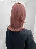 ゲーム 渋谷店(GAME)&nbsp;ダブルカラーピンクベージュケアブリーチハイトーン髪質改善