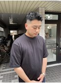 ハイライト波巻きマッシュアップバング束感ショート7