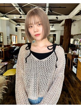 ヘアメイクエイト 丸山店(hair make No.8) ◆担当：岩切祐樹◆ボブ＋ミルクティカラー