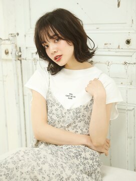 フーチー クーチー ヘッド ショップ 曽根本店(FUCHI KUCHI head shop) 前下がりふわふわボブ