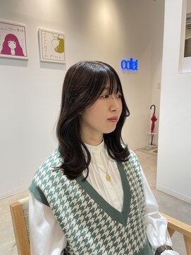 コレット 宇都宮(collet Gigi) 前髪/ピンクベージュ/インナーグレージュ/くびれヘア