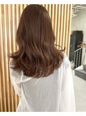 ＊透けるベージュカラー 明るめ 透明感 似合わせ 三宮美容室
