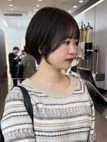 ロンドシエル 横浜(Lond ciel)&nbsp;似合わせショート×髪質改善縮毛×グレーベージュ【横浜モード】