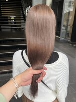 ロンド レア 天神大名店(Lond Le’a)&nbsp;ミルクティーベージュピンクベージュダブルカラーブリーチカラー