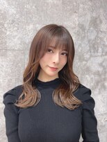 リアイス(Re:ICE)&nbsp;くびレイヤーエモージュ薄めバング小顔カットシルキーベージュ