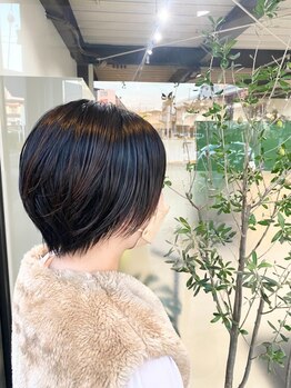 ルアナ(Luana)の写真/年間約4000人来店のショートボブ特化サロンだからできる技術！毎日のスタイリングが簡単に♪