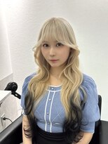 シエラ 南船場(CIERA.)&nbsp;CIERA.ミルクティーベージュ×裾カラー