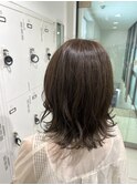 【ブリーチなし】オリーブベージュカラー