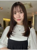 セミロングのミディアムレイヤー☆