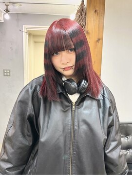 ナツ(Natu.) 赤髪デザインカラー / 中森しゅう