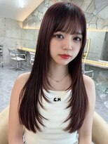 サイン 表参道(SIGN)&nbsp;韓国ヘアーハッシュカットレイヤーカットグレージュブリーチ無し