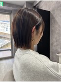 外ハネボブ/切りっぱなしボブ