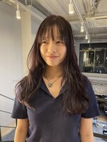 大人ガーリー大人美人透明感髪質改善ニュアンスくすみカラー