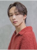 小久保styleフェザーパーマフェザーショートグレーエンドカラー