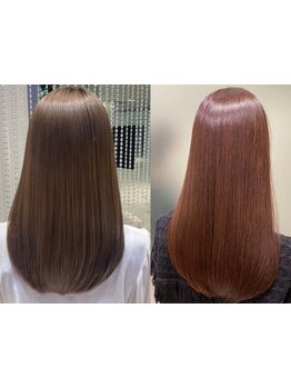 [ご予約不要]自然にまとまるスタイルが叶う！話題の酸熱トリートメント導入★今までにない艶感と手触りに