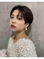 エアー 青山(AIR)&nbsp;丸みショートシースルーバングくびれショートボブミニボブ