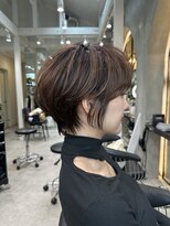 ロンドエニカ 大宮(Lond enika)&nbsp;ミニウルフレイヤーカット顔周りカット前髪カットショート/大宮